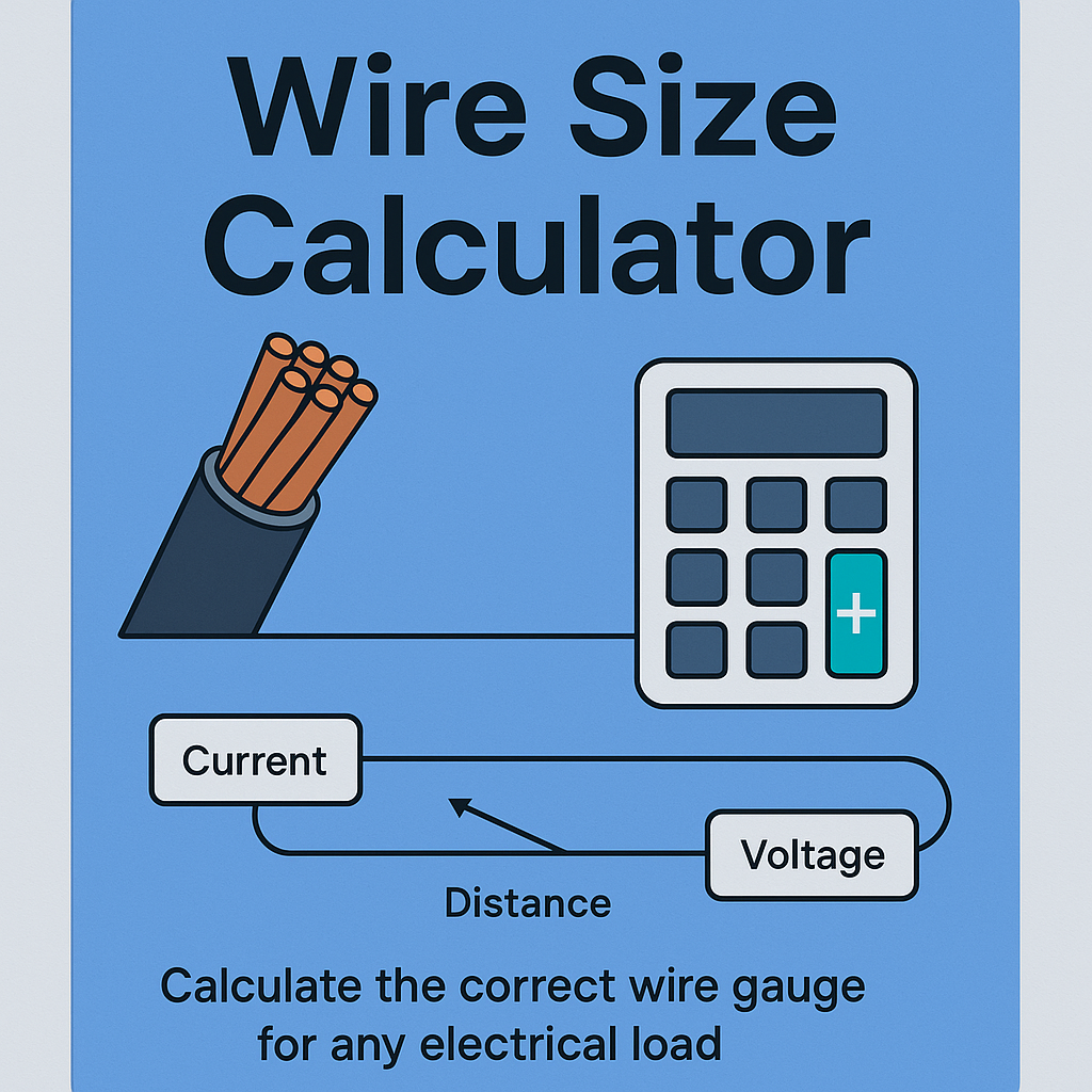 Wire Size Calculator – Choose the Correct Wire Gauge Safely